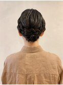 水引 金箔 成人式ヘア 卒業式ヘア 袴ヘア 振袖ヘア【津田沼】
