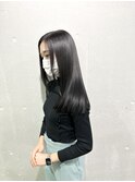 黒髪/グレージュカラー/ココアベージュ/ヘルシーロング[表参道]