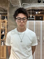 スパイキーショートピンパーマ