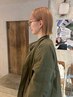 山岡指名限定　【新規】ダブルカラー＋ミルボントリートメント　￥13200