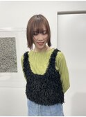 ミニボブ/顔周りレイヤー/中崎町