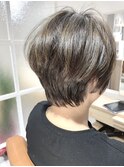 ダメージレス白髪染ぼかし特化salon!ハイライト／グレージュ