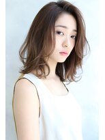 マルフェ 天王寺(marfe)&nbsp;【marfe】センターパート＿レイヤーカット＿ミディアムボブ