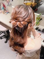 ヘア サロン クラン 東心斎橋店(hair salon clan)&nbsp;ハーフアップ/心斎橋ヘアセット