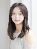 【宮田茉悠】 ロング 髪質改善  ベージュカラー 透明感カラー