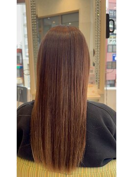 ビス ヘア アンド ビューティー 西新井店(Vis Hair＆Beauty) 小顔レイヤーロブヘアウルフカットブリーチなしココアブラウン