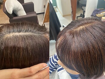 キラナ(Kiranah)の写真/頭皮や髪にお悩みの方にオススメ！髪への負担を最小限に抑えたカラーで、艶のあるキレイな仕上がりに♪