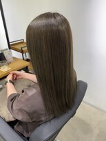 アン ビー(an B)&nbsp;美髪_髪質改善_オリーブアッシュ