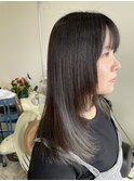 インナーカラー【ホワイトミルクティー】