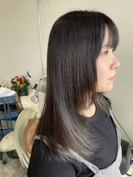 グランドゥ イル(grande ile) インナーカラー【ホワイトミルクティー】