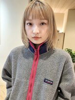 トリッカ 銀座(tricca)&nbsp;ウルフレイヤー/ウルフカット/顔まわりレイヤー/ボブウルフ