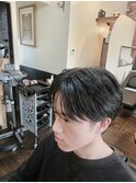 シースルーバングメンズカット