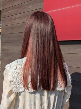 ケイズプラス(K's PLUS) ピンクブラウンとインナーカラー