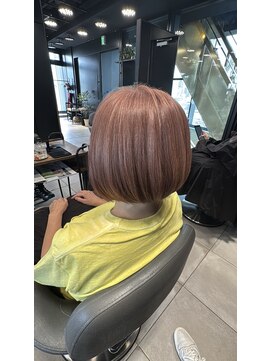 ランベリー(LANVERY) 大人のミニマルボブ　ピンクグレージュ