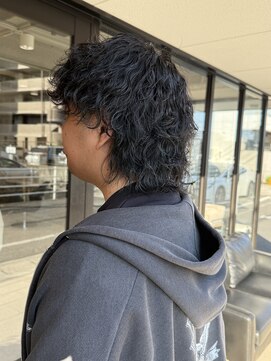 髪屋 紬 メンズ/メンズパーマ/メンズカット/波巻きパーマ