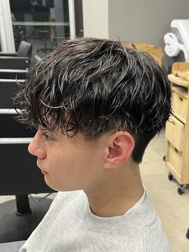 メンズ／パーマ/シャドウパーマ