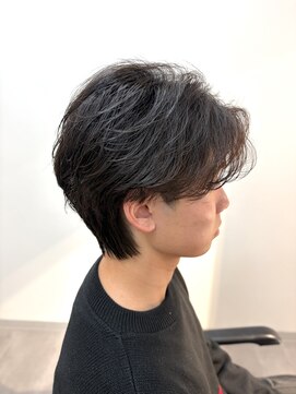 シーフ 千葉(Cyf) 毛流れセンターパート/ニュアンスパーマ/千葉駅/メンズカット/関