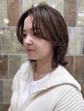 ピークアブー アヴェダ アトレ恵比寿(PEEK-A-BOO AVEDA) 前髪あり/ミディアム/顔まわりレイヤー/30代/40代/恵比寿