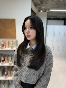 ザシェノンウメダ(THA CHAINON UMEDA) 心斎橋/着物ヘア/大人ガーリー/ダークアッシュ/似合わせカット