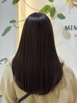 ミモザ(MIMOSA)&nbsp;艶ストレートロング × ナチュラルブラウン