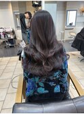 縮毛矯正しててもできるブリーチなしラベンダー