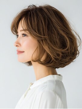 ビフィーノ リルネ(Bifino Rilune) 大人可愛い やわらかボブパーマ