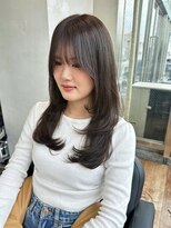 マインバイアフロートギンザ(MYNE by AFLOAT GINZA) オリーブベージュ/レイヤーカット