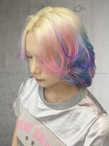 プライズ 錦糸町北口店(prize)&nbsp;春◎ユニコーンカラー推しカラー派手髪【錦糸町北口】hina