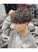 波巻きパーマ/波巻きプードル/波巻きツイストスパイラル