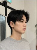 メンズセンターパート/メンズカット/メンズ韓国ヘア
