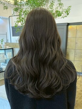 ヘアーアイスカルテット(HAIR ICI QUARTET) ブリーチなしダークグレージュ◎20代30代透明感カラー