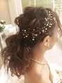 アッシュ アーティスティック スタジオ オブ ヘア(Ash artistic studio of hair) 友人の結婚式のヘアメイクさせていただきました♪