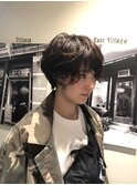 寝癖風ショートカット