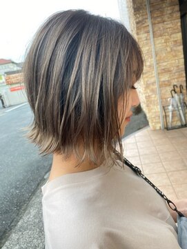 リンク ヘアアンドエステティック(Link Hair&Esthetic) バレイヤージュ×ボブ
