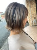 バレイヤージュ×ボブ