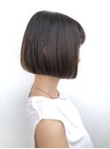 首や顔周りが綺麗に見える絶妙ラインボブ