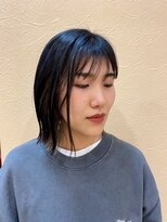 コワフュールエミカ(coiffure EMIKA) 切りっぱなしボブ×インナーカラー