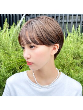 ラナ 渋谷(Lana) 【Chill】大人かわいいマロンベージュカラーショートスタイル◎