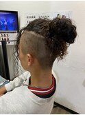 メンズ ロングハードスパイラルパーマ☆