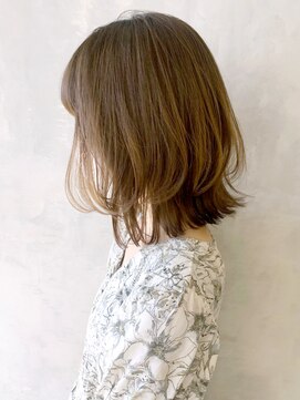 アイティーバイアルバム 八王子店(IT by ALBUM) レイヤーボブ_ショコラベージュボブルフベビーバング_ba356191