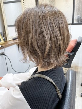 ニット 銀座(knit) 《knit銀座》大人可愛い20代30代40代ショートボブ丸み前下がり