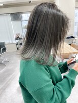 ヴェルダ 池袋店(verda)&nbsp;ハイライト×カーキグレージュ　mizuno