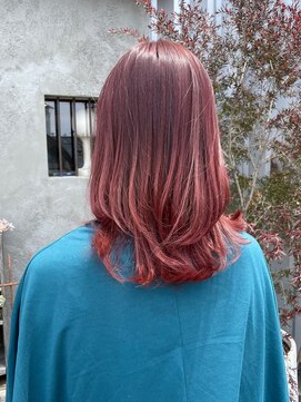 プライベートサロン キッテ(private salon kitte.) 透明感あるピンクバイオレットカラー