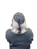 ホワイト 梅田(white)&nbsp;＊インナー＊ブラック×シルバー