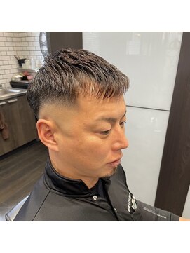 ヒロザバーバー(HIRO THE BARBER) フェード×クロップスタイル　宇部市/理容室/理容院