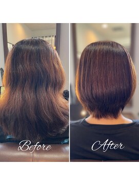 オレオ(O’Leo) 【福岡市東区多の津】大人女性の為の美髪ショートボブ