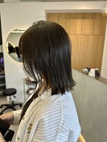 ルネ 北千住(Renee)&nbsp;チョコレートブラウン_顔まわりレイヤー_ワンホンヘア