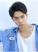 王道アップバングショート