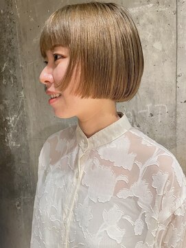 ハマモト 前上がりボブ