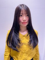 韓国レイヤーカット顔まわりレイヤー2way前髪カット髪質改善